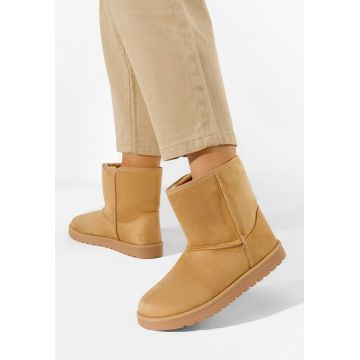 Cizme tip ugg camel Chica