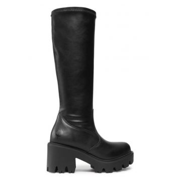 Cizme dama - 301100 - Piele ecologica - Negru