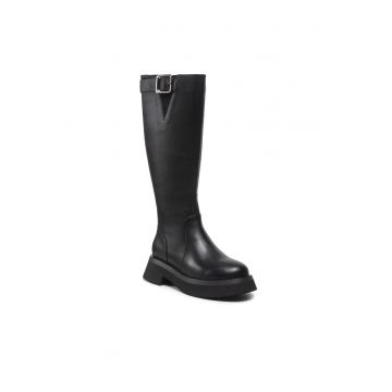 Cizme dama - 301324034 - Piele naturala - Negru