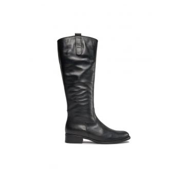 Cizme dama 303174156 - Piele naturala - Negru