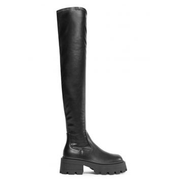 Cizme dama - 09360 - Piele ecologica - Negru