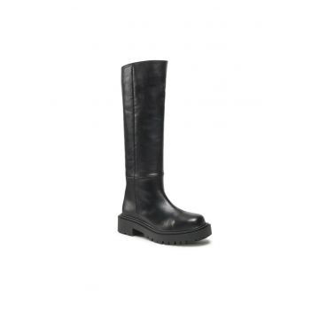 Cizme dama - 301576051 - Piele naturala - Negru