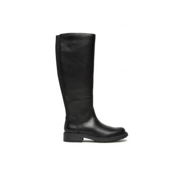 Cizme dama 302914760 - Piele naturala - Negru